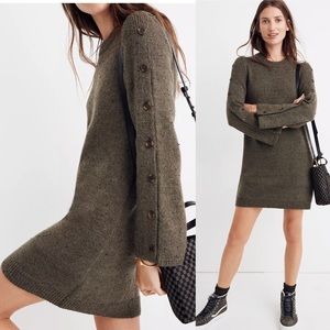 Donegal Button-Sleeve Sweater-Dress Size XL